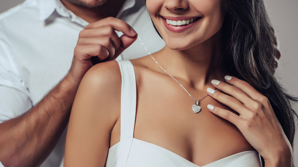 Pendant being worn